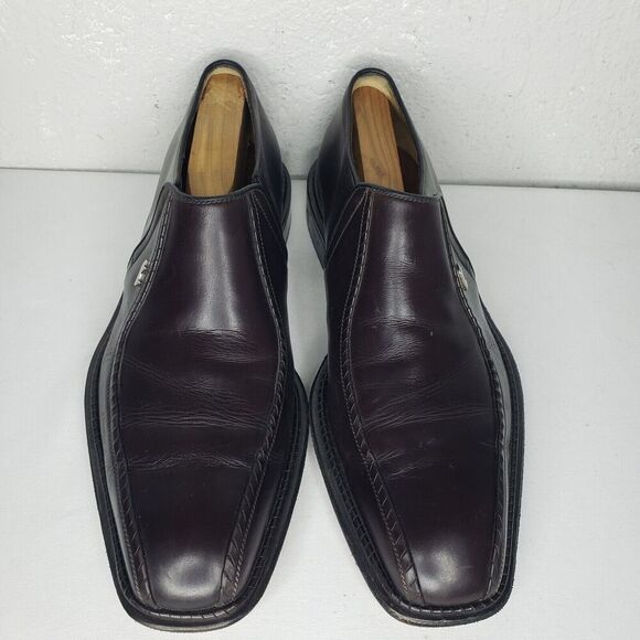 A. Testoni Slip on Loafers Casual Brown Leather Shoes UK 7 US 8 Made In ITALY main image 13